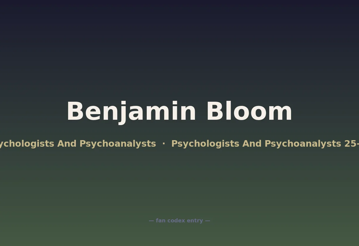 Benjamin Bloom