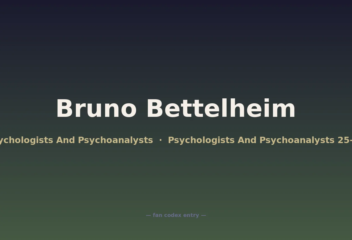 Bruno Bettelheim
