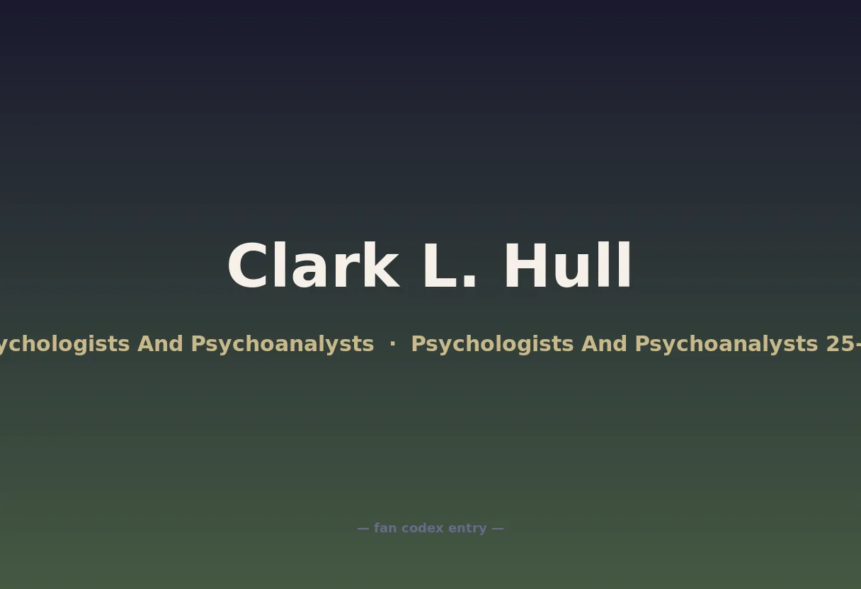 Clark L. Hull